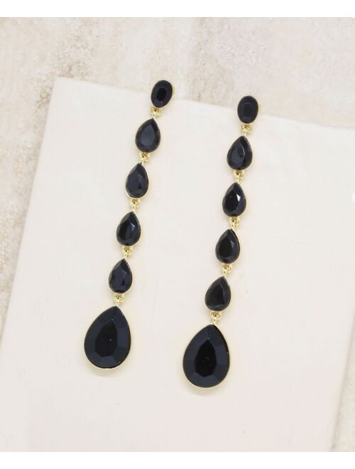 ETTIKA Crystallized Drop Earrings