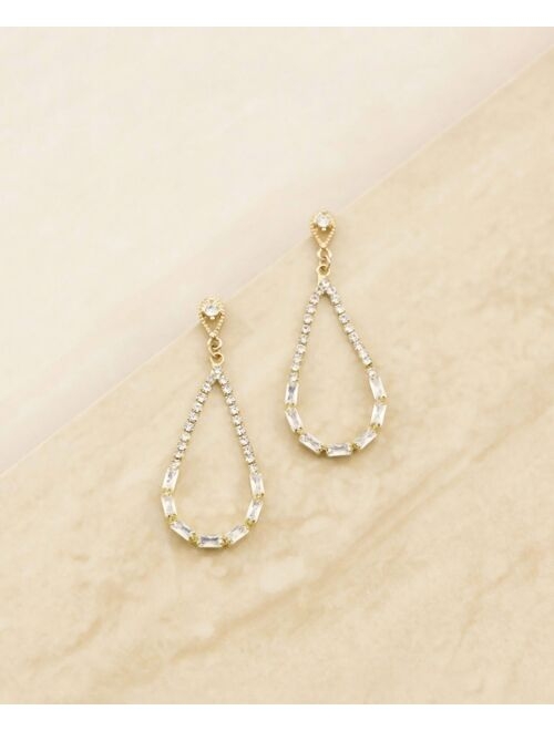 ETTIKA Crystal Teardrop Earrings