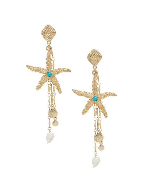 ETTIKA Starfish Seeker Drop Earrings