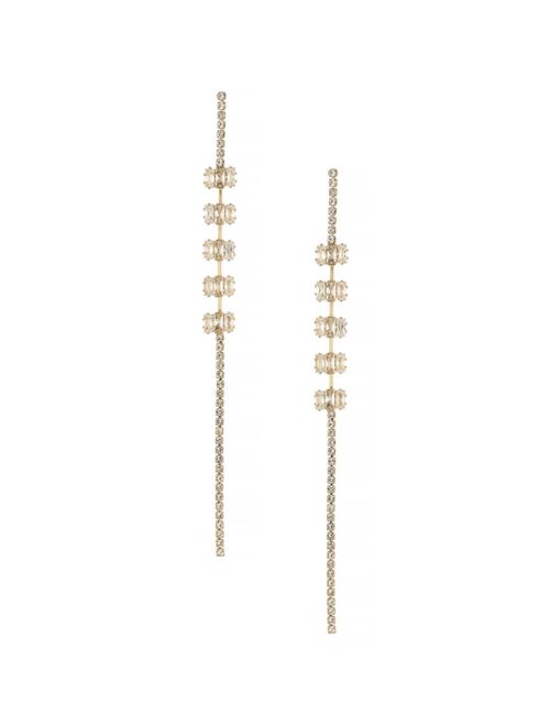 ETTIKA On The Line 18K Gold Plated Linear Earrings