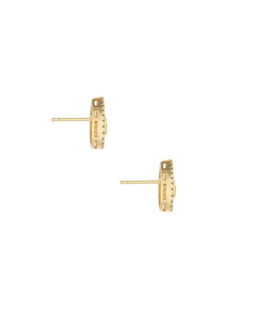 ETTIKA Linked Chain Dangle 18K Gold Plated Earrings