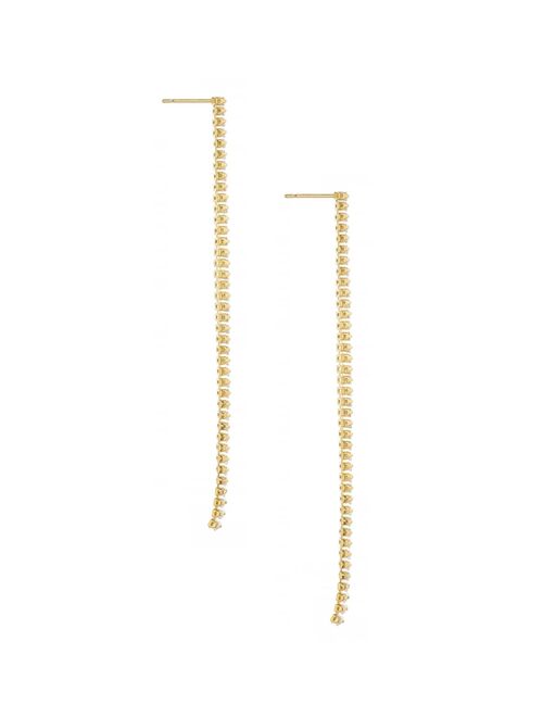 ETTIKA Singular 18K Gold Plated Drop Earrings