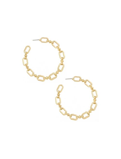 ETTIKA Chain Link Round Hoops