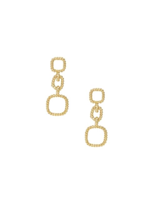 ETTIKA Multi-Square Drop Earrings