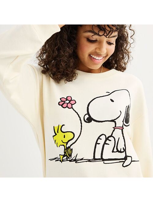 Licensed Character Junior's Snoopy Graphic Sweatshirt