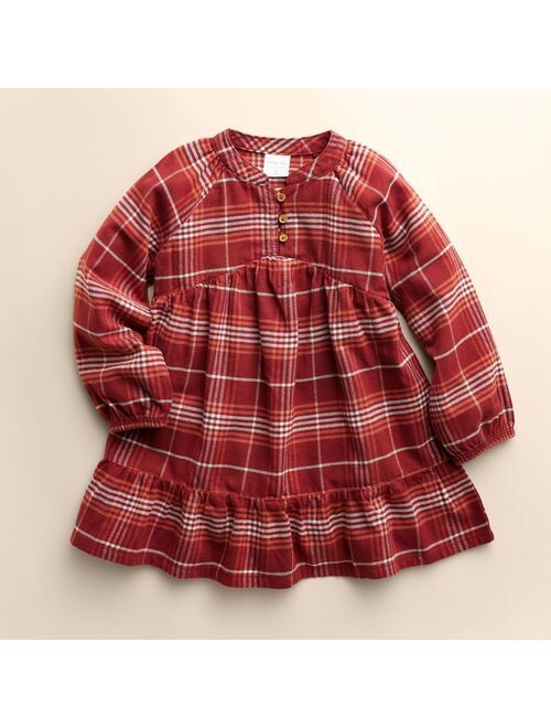 Baby & Toddler Girl Little Co. by Lauren Conrad Organic Plaid Dress