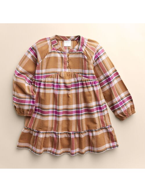 Baby & Toddler Girl Little Co. by Lauren Conrad Organic Plaid Dress