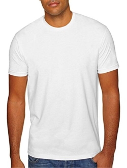 Next Level Apparel Men's Premium Fitted Sueded Crewneck T-Shirt