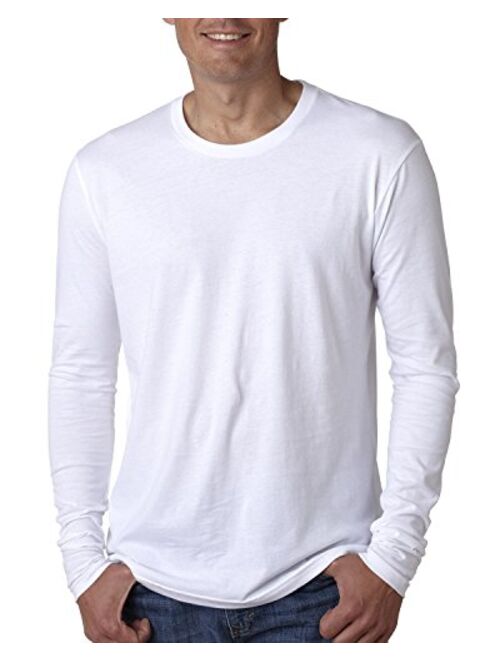 Next Level Apparel Next Level Mens Premium Fitted Long Sleeve Crew-3601