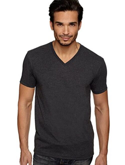 Next Level Apparel Next Level Men's CVC Combed Baby Rib Knit V-Neck T-Shirt