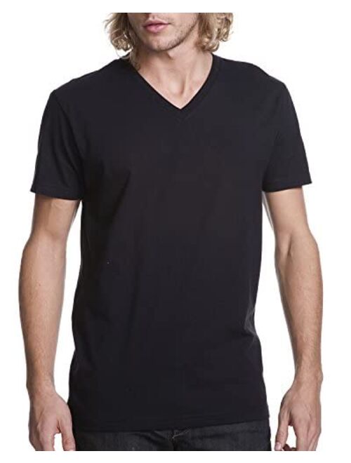 Next Level Apparel The Next Level Next Level Men's Premium Fitted Short Sleeve V-Neck T-Shirt