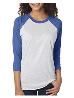 The Next Level Next Level 6051 Unisex Triblend 3/4-Sleeve Raglan