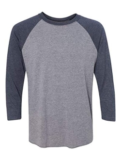 The Next Level Next Level 6051 Unisex Triblend 3/4-Sleeve Raglan