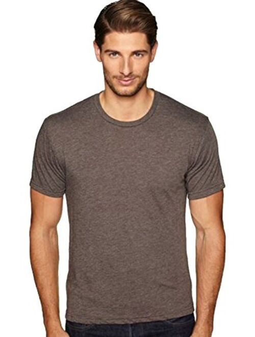 Next Level Apparel The Next Level Next Level Men's Rib Collar Tri Blend Satin Label T-Shirt