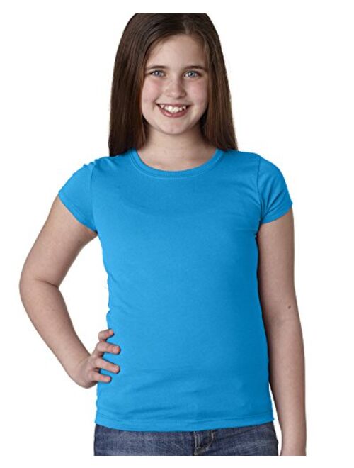 Next Level Apparel The Next Level Next Level Big Girls Princess Rib Knit Softness T-Shirt