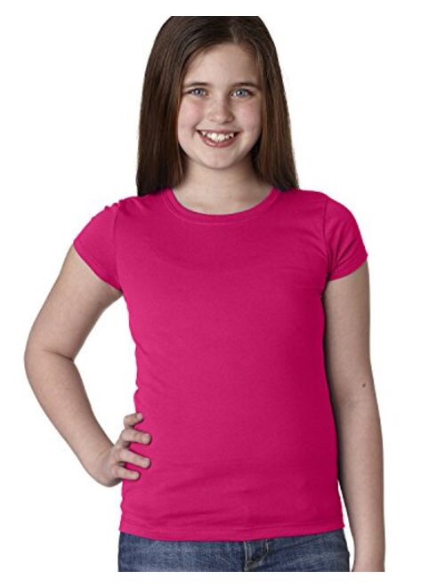 Next Level Apparel The Next Level Next Level Big Girls Princess Rib Knit Softness T-Shirt