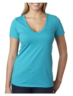 Next Level Apparel Next Level Ladies CVC Deep V-Neck Tee