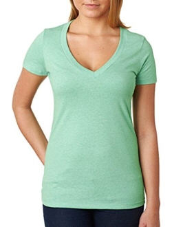 Next Level Apparel Next Level Ladies CVC Deep V-Neck Tee