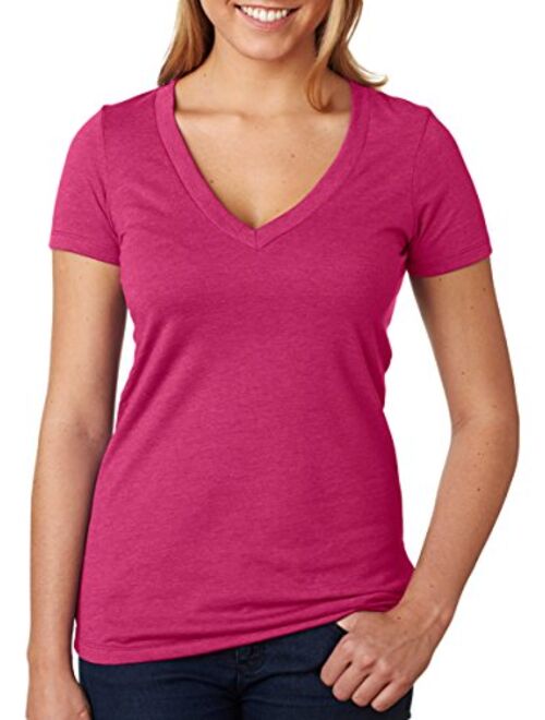 Next Level Apparel Next Level Ladies CVC Deep V-Neck Tee