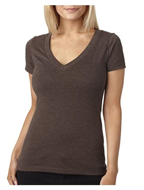 Next Level Apparel Next Level Ladies CVC Deep V-Neck Tee