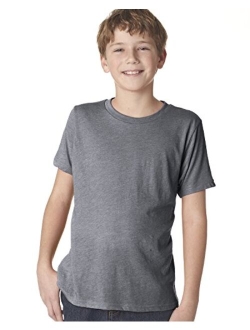 Next Level Apparel Next Level Big Boys' Tri-Blend Baby-Rib Soft Jersey T-Shirt