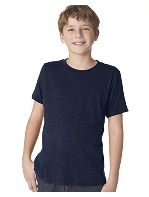 Next Level Apparel Next Level Big Boys' Tri-Blend Baby-Rib Soft Jersey T-Shirt