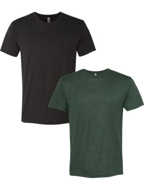 Next Level Apparel Next Level NL6010 Men's Tri-Blend 50% Polyester/25% Cotton/25% Rayon Crew Neck Tee