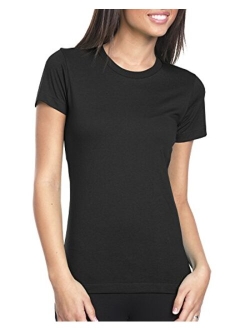 Next Level Apparel Next Level Women's Set in 1X1 Baby Rib Collar T-Shirt