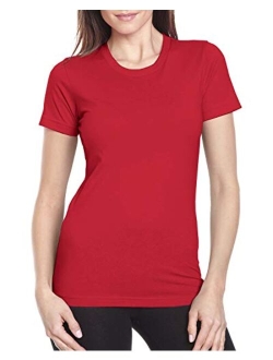 Next Level Apparel Next Level Women's Set in 1X1 Baby Rib Collar T-Shirt