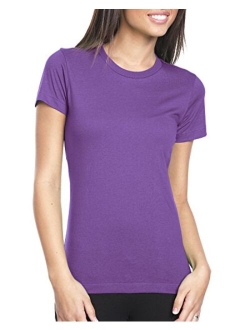 Next Level Apparel Next Level Women's Set in 1X1 Baby Rib Collar T-Shirt