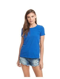 Next Level Apparel Next Level Women's Set in 1X1 Baby Rib Collar T-Shirt