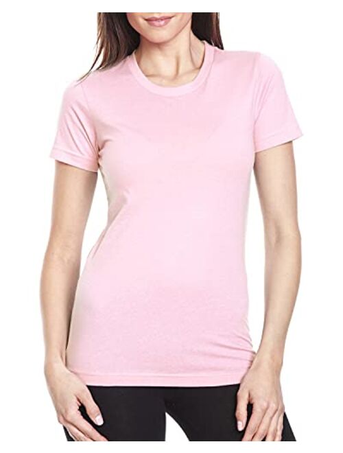 Next Level Apparel Next Level Women's Set in 1X1 Baby Rib Collar T-Shirt