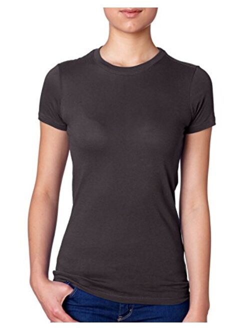 Next Level Apparel Next Level Women's Set in 1X1 Baby Rib Collar T-Shirt