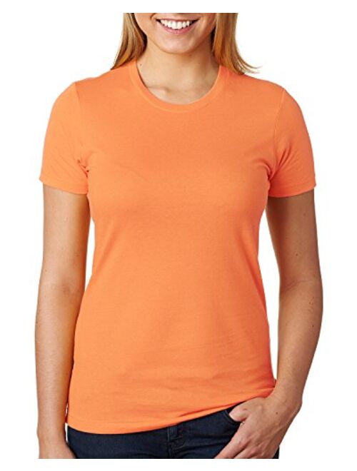 Next Level Apparel Next Level Women's Set in 1X1 Baby Rib Collar T-Shirt