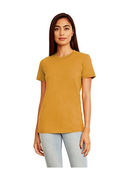 Next Level Apparel Next Level Women's Set in 1X1 Baby Rib Collar T-Shirt