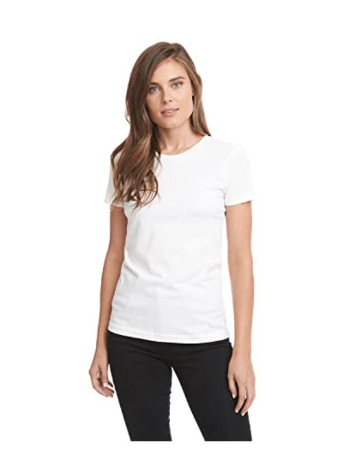 Next Level Apparel Next Level Women's Set in 1X1 Baby Rib Collar T-Shirt