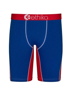 Mens- The Mid Cotton Solid Elastic Waist Boxer