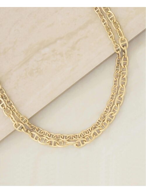 ETTIKA Trendy Chain Link Necklace Set of 2