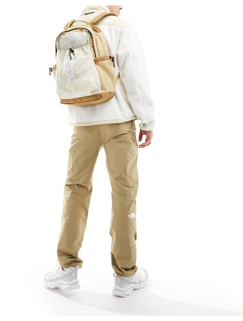 The North Face bozer backpack in Stone