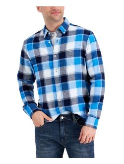 Men's Regular-Fit Plaid Flannel Shirt, Created for Macy's