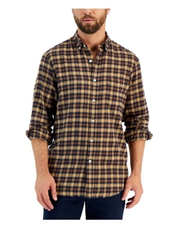 Men's Regular-Fit Plaid Flannel Shirt, Created for Macy's