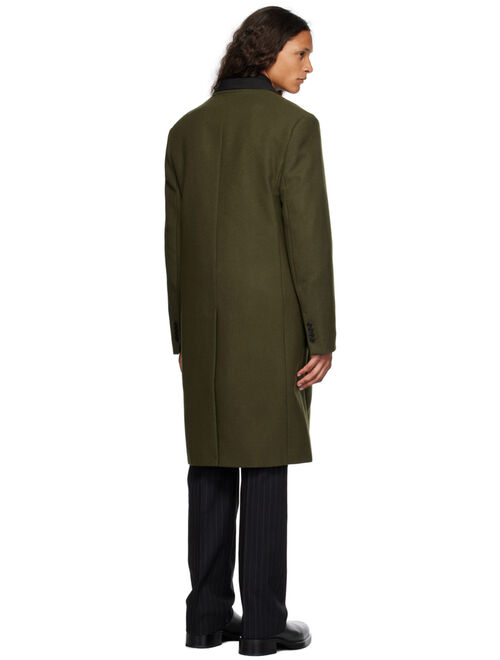 Acne Studios Green Single-Breasted Coat