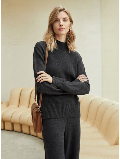 MOTF PREMIUM WOOL-MIX RELAXED FIT SWEATER SET