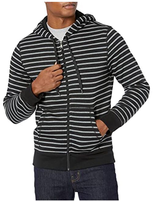 Amazon Essentials Men's Full-Zip Hooded Fleece Sweatshirt (Available in Big & Tall)