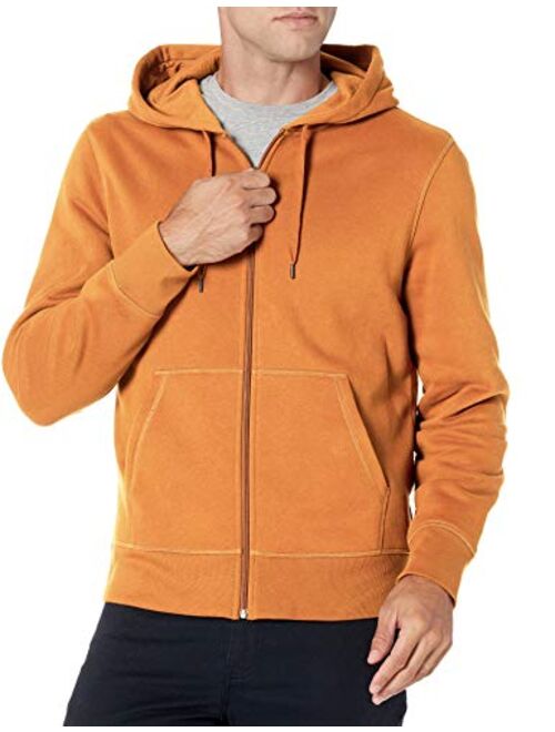 Amazon Essentials Men's Full-Zip Hooded Fleece Sweatshirt (Available in Big & Tall)