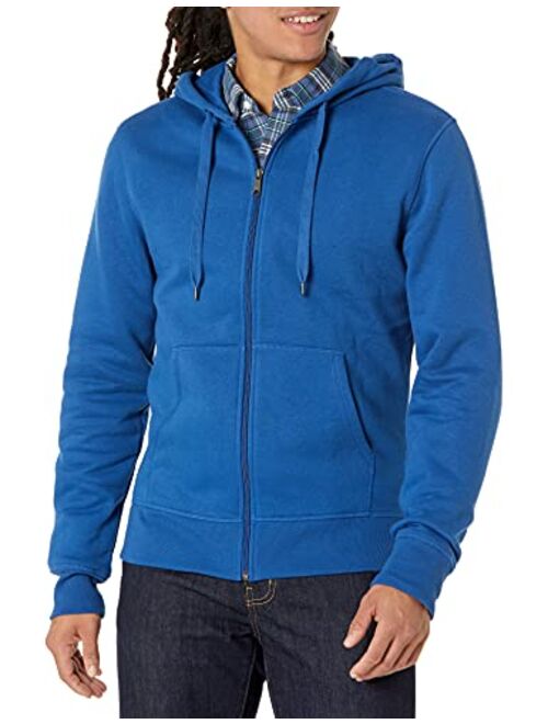 Amazon Essentials Men's Full-Zip Hooded Fleece Sweatshirt (Available in Big & Tall)