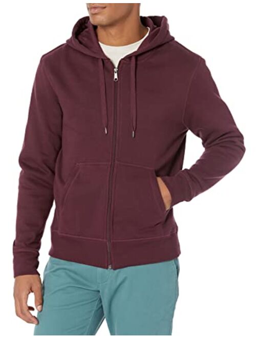 Amazon Essentials Men's Full-Zip Hooded Fleece Sweatshirt (Available in Big & Tall)