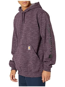 Men's Loose Fit Midweight Logo Sleeve Graphic Sweatshirt Closeout