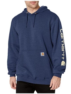 Men's Loose Fit Midweight Logo Sleeve Graphic Sweatshirt Closeout