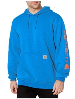 Men's Loose Fit Midweight Logo Sleeve Graphic Sweatshirt Closeout